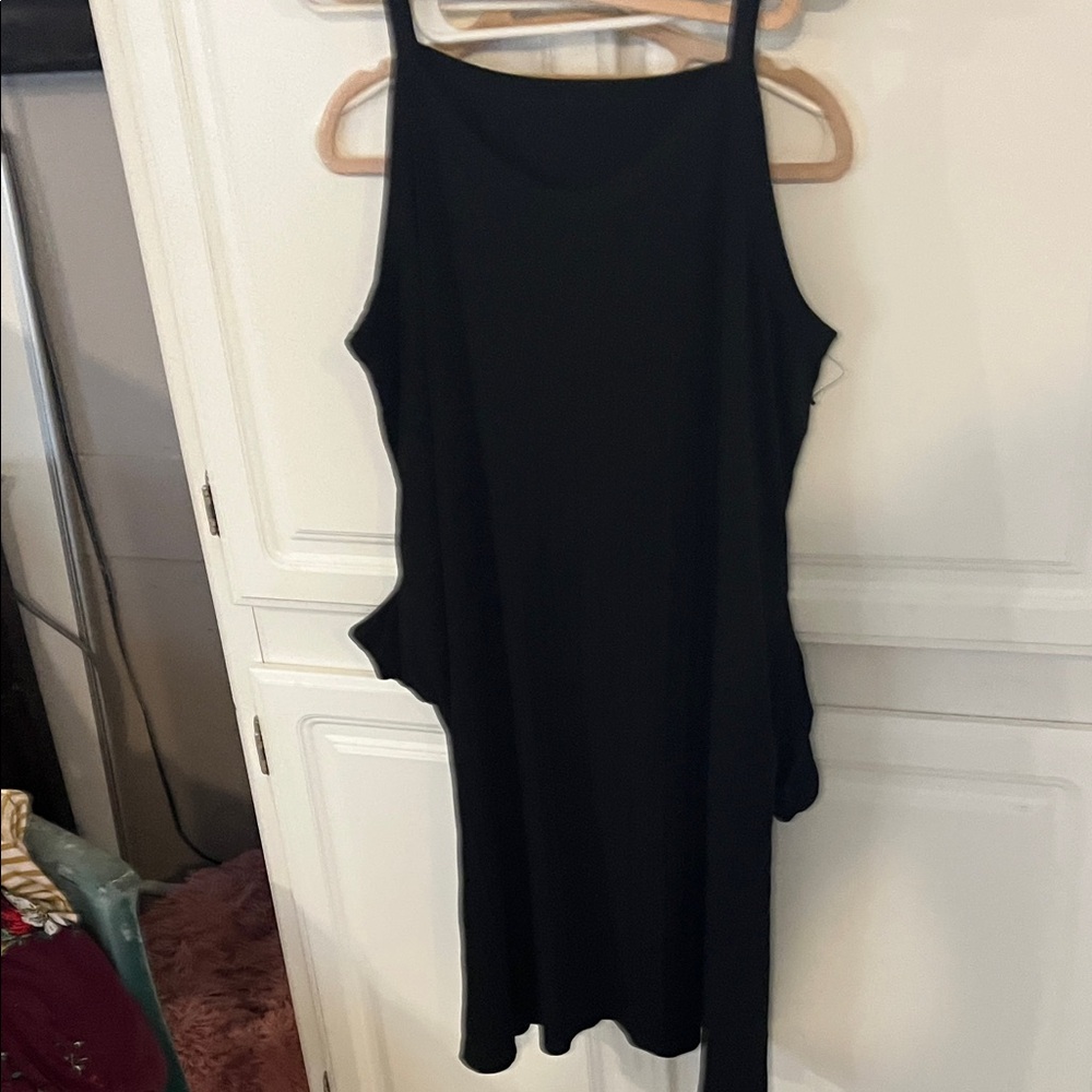 Elegant Black Sleeveless DressTerra & Sky 1X